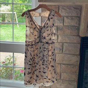 Leifsdottir Size 4 Dress with Birds